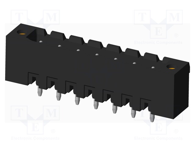 Connector: pluggable terminal block; socket; male; on PCBs