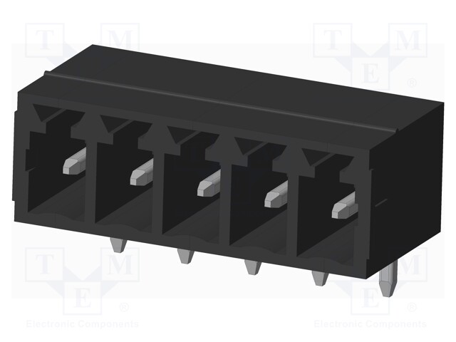 Connector: pluggable terminal block; socket; male; on PCBs