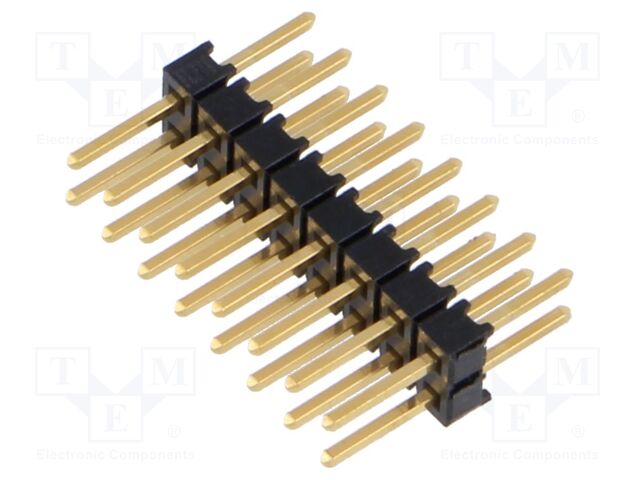 Connector: pin strips; pin header; male; PIN: 16; straight; 2.54mm