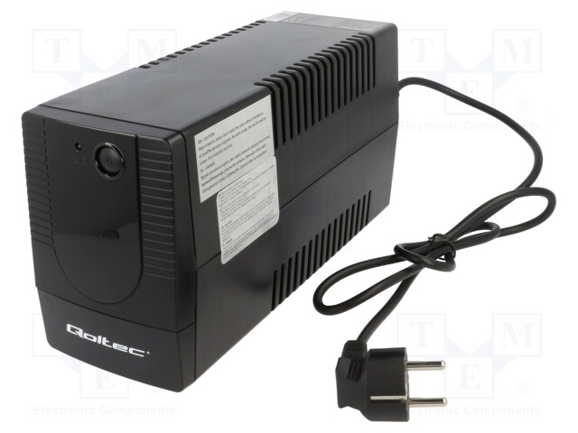 Power supply: UPS; 275x92x140mm; 480W; 850VA; No.of out.sockets: 2