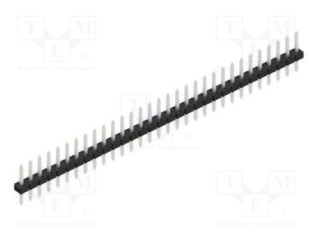 Connector: pin strips; pin header; male; PIN: 31; 2mm; THT; 1x31