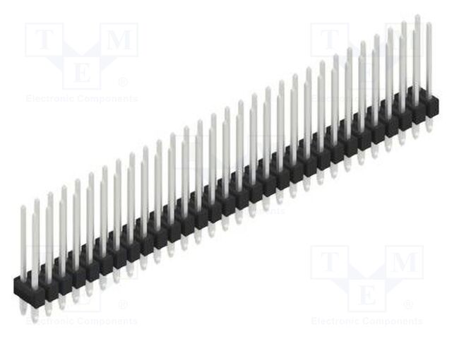 Connector: pin strips; pin header; male; PIN: 60; 2.54mm; THT; 2x30