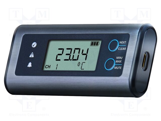 Data logger; temperature; ±0,1°C; Temp: -18÷55°C; Interface: USB