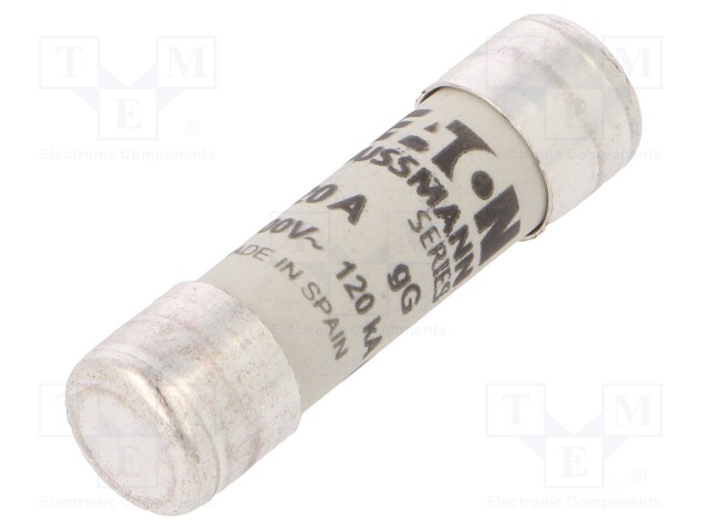 Fuse: fuse; gG; 20A; 500VAC; ceramic,cylindrical,industrial
