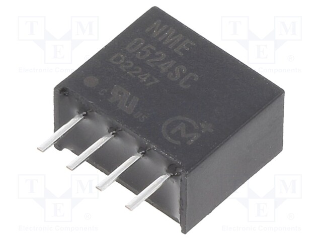 Converter: DC/DC; 1W; Uin: 4.5÷5.5V; Uout: 24VDC; Iout: 42mA; SIP