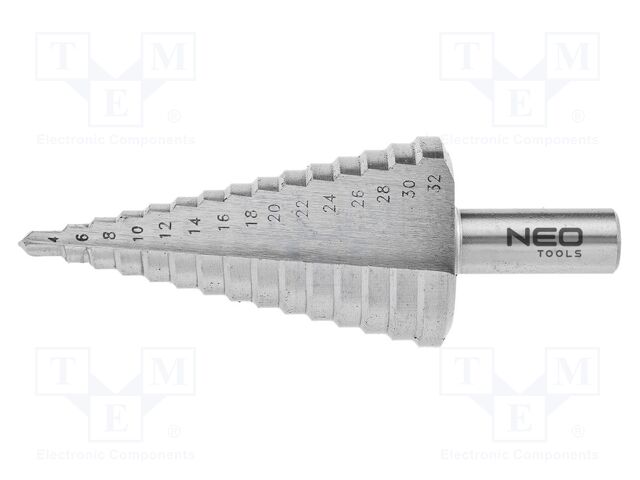 Drill bit; 4÷32mm; high speed steel; Drill Bit: for metal,step