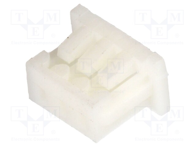 Plug; wire-board; female; 1.25mm; PIN: 3; w/o contacts; for cable