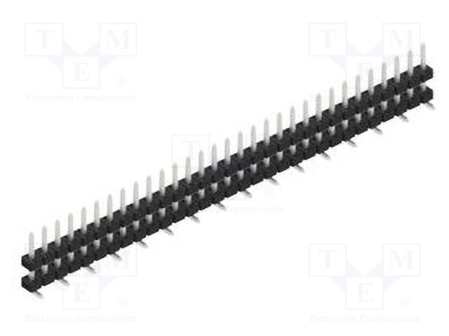 Connector: pin strips; pin header; male; PIN: 31; 2mm; SMT; 1x31