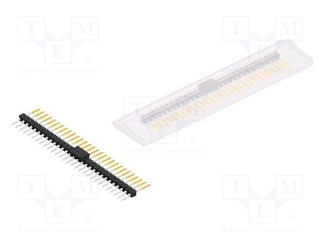 Connector: pin strips; pin header; male; PIN: 29; 2.54mm; SMT; 1x29
