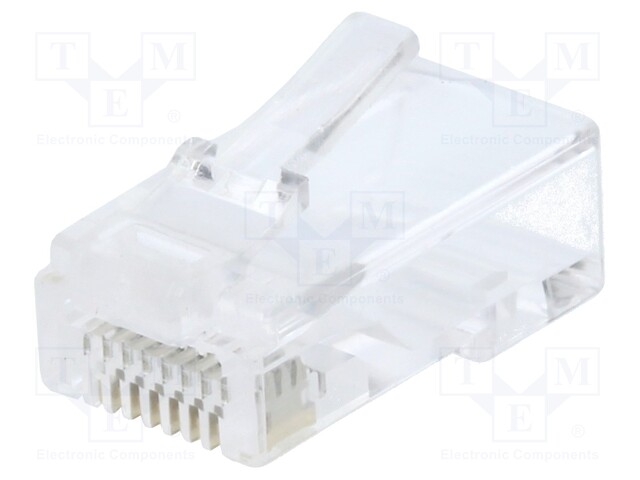 Plug; RJ45; Cat: 6; unshielded; Layout: 8p8c; 23AWG÷26AWG; for cable
