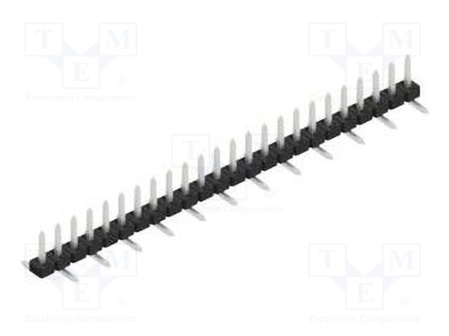 Connector: pin strips; pin header; male; PIN: 24; 2mm; SMT; 1x24