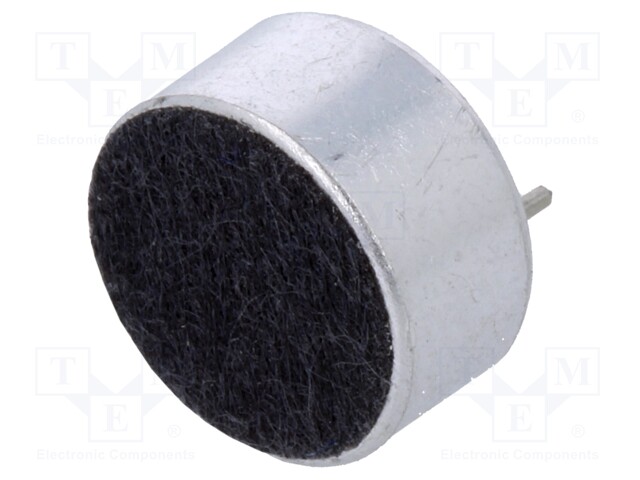 Microphone; Body dim: Ø9.7x5.2mm; 2.2kΩ; 0.8mA; 1.5÷10V; SNR: 60dB