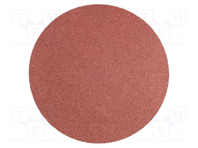 Cleaning cloth: sandpaper; Granularity: 120; Mounting: bur; Ø125mm