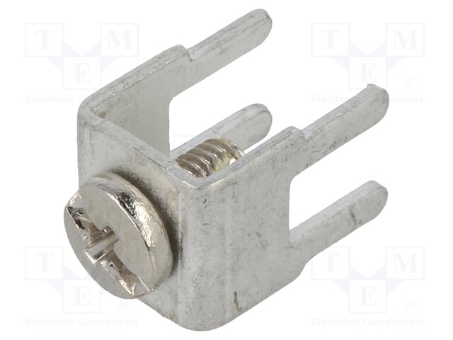 Terminal: screw terminal; THT,screw terminal; silver; 7.5x5mm