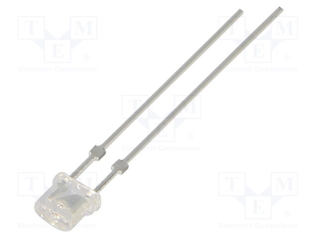 LED; yellow; rectangular; 4.7x2mm; 750÷1000mcd; 115°; Front: flat