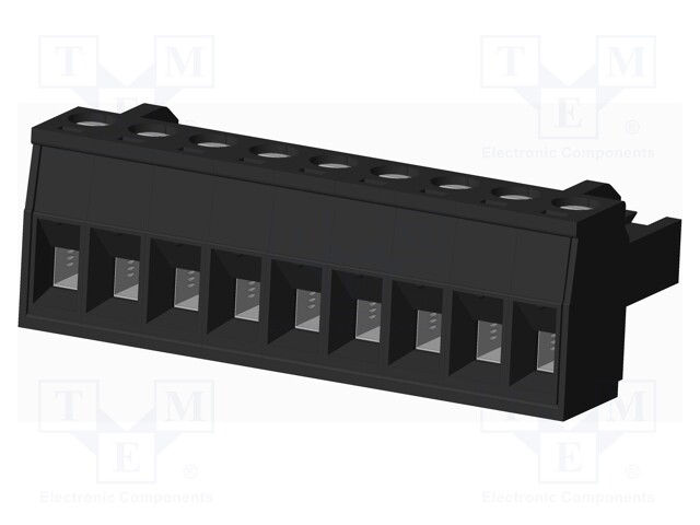 Connector: pluggable terminal block; plug; female; straight; 5mm