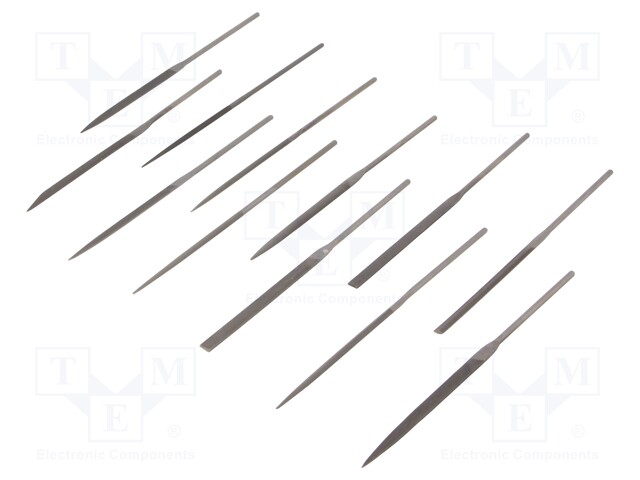 Kit: files; needle; Number of files: 12; 160mm