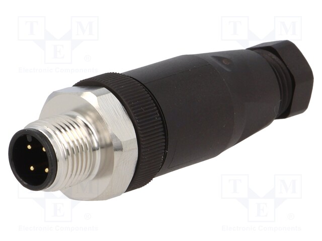 Plug; M12; PIN: 4; male; A code-DeviceNet / CANopen; for cable