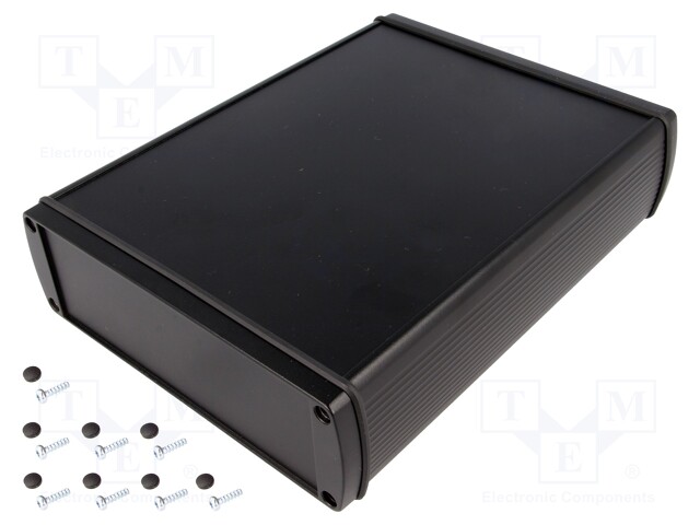 Enclosure: with panel; ALUBOS; X: 169mm; Y: 200mm; Z: 52mm; aluminium