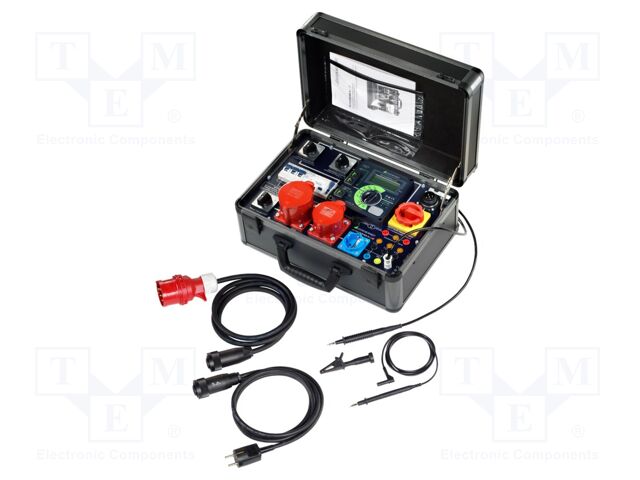 Meter: safety tester; LCD 3,5 digit (1999); 0,05÷19,99MΩ; 8kg