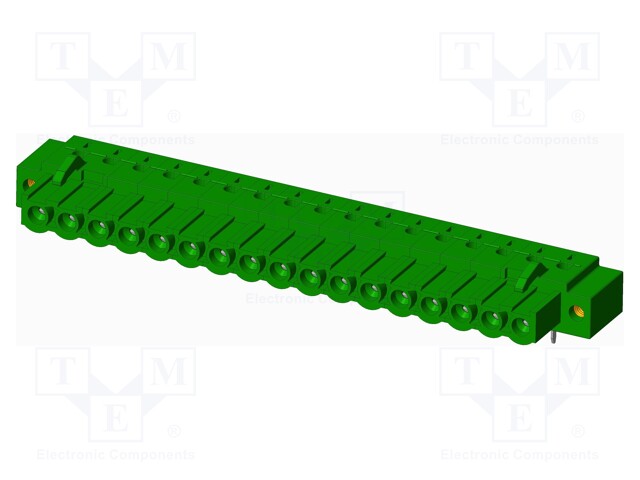 Connector: pluggable terminal block; socket; female; angled 90°