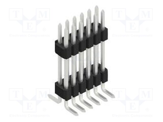 Connector: pin strips; pin header; male; PIN: 12; 1.27mm; SMT; 2x6