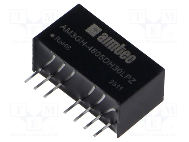 Converter: DC/DC; Protection: short circuit protection SCP
