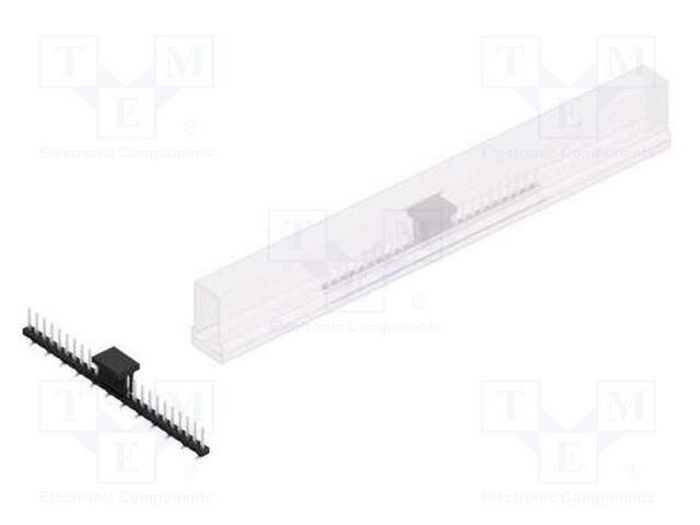 Connector: pin strips; pin header; male; PIN: 24; 2mm; SMT; 1x24