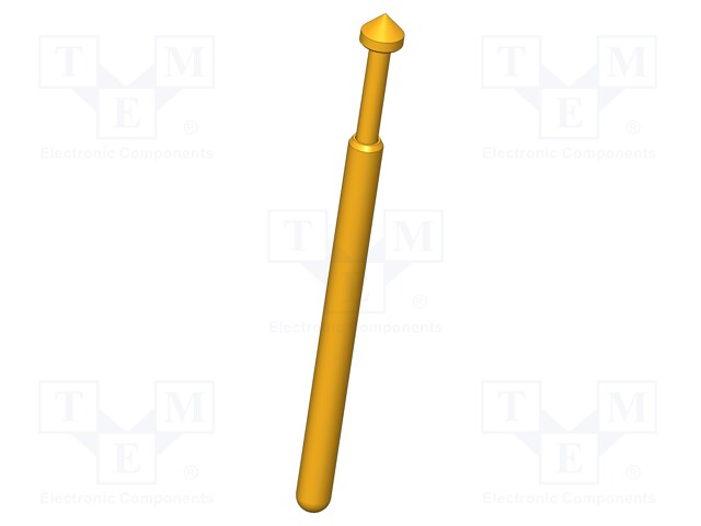 Needle-like test probe; Operational spring compression: 4.4mm