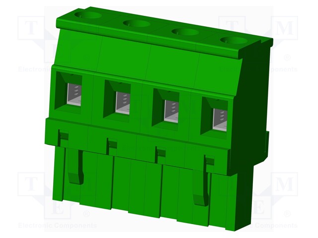 Connector: pluggable terminal block; plug; female; angled 90°
