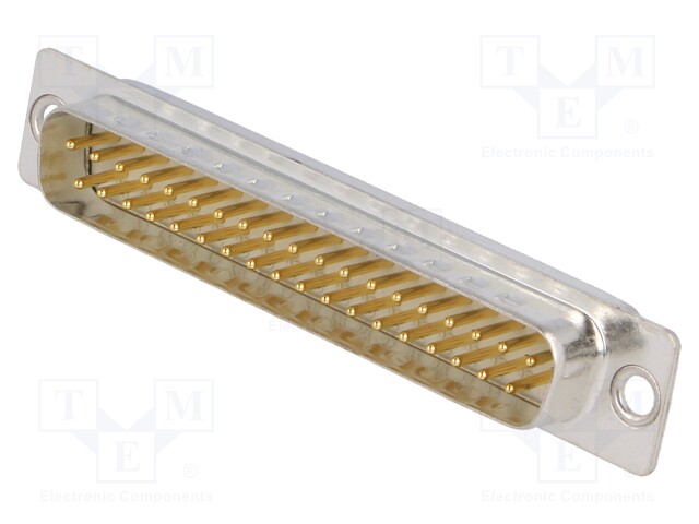 D-Sub; PIN: 37; plug; male; turned contacts; soldering