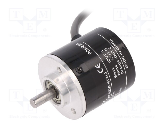 Encoder: incremental; 5÷12VDC; 1024imp/revol; 6mm; 6000rpm