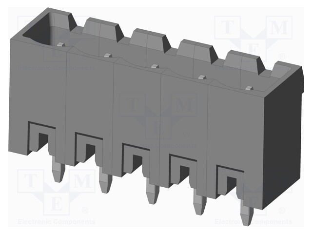 Connector: pluggable terminal block; socket; male; on PCBs
