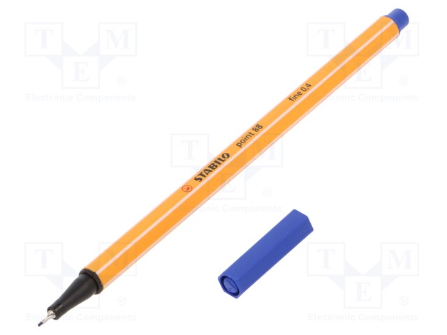 Fineliner; dark blue