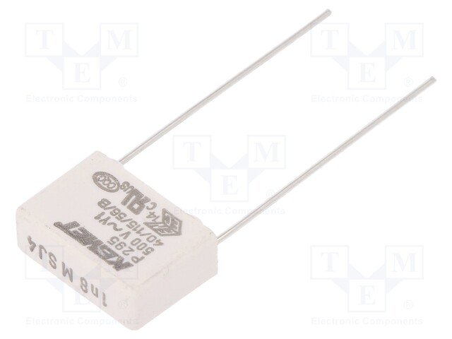 Capacitor: paper; Y1; 1.8nF; 500VAC; 15mm; ±20%; THT; Series: P295