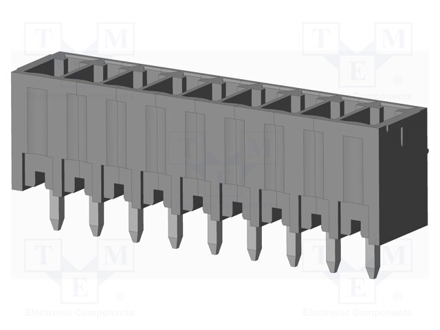 Connector: pluggable terminal block; socket; male; on PCBs