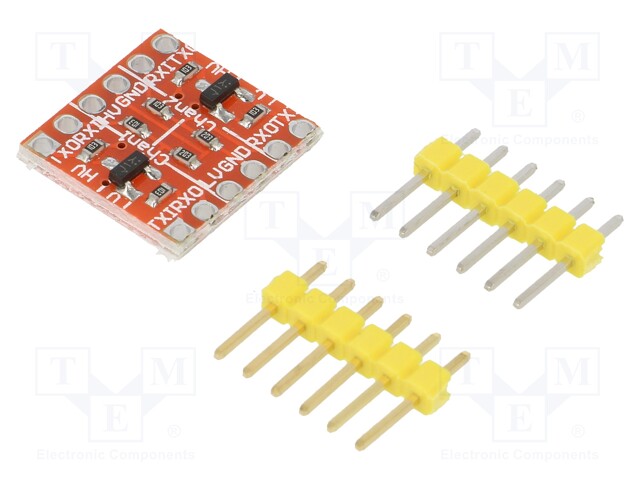 Module: converter; logic level shifter; pin strips; 3.3÷5VDC