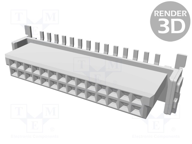 Connector: PCB to PCB; female; PIN: 28; 1.27mm; Series: har-flex
