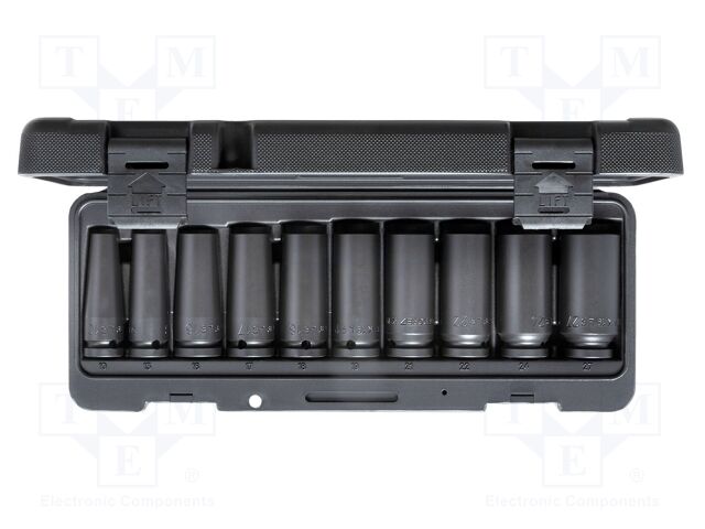 Wrench-set; 6-angles,socket bits,socket spanner,impact; 1/2"