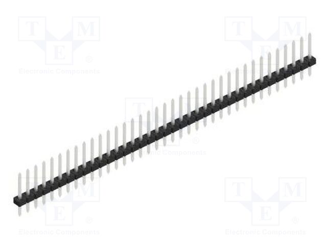 Connector: pin strips; pin header; male; PIN: 37; 2mm; THT; 1x37