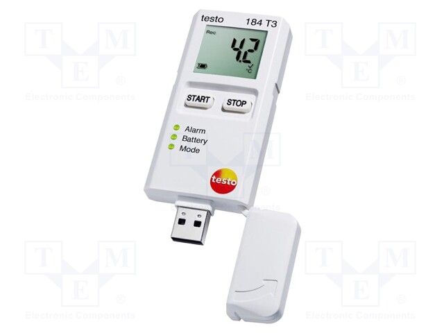 Logger: temperature; -35÷70°C; IP67; Unit: °C; Kind of sensor: NTC