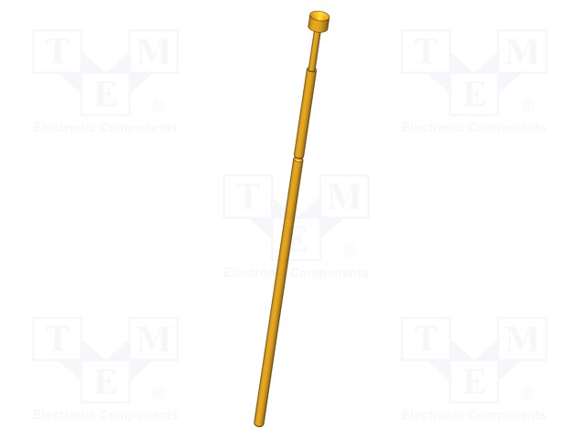 Needle-like test probe; Operational spring compression: 2mm