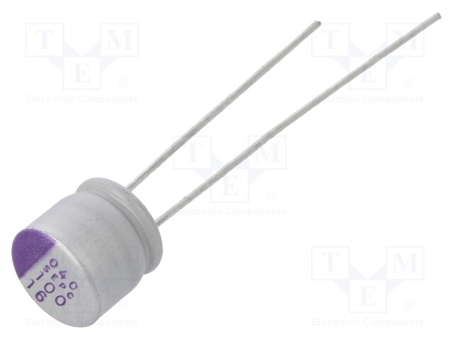 Capacitor: polymer; 100uF; 16VDC; ESR: 24mΩ; SEPC; SMD; ±20%