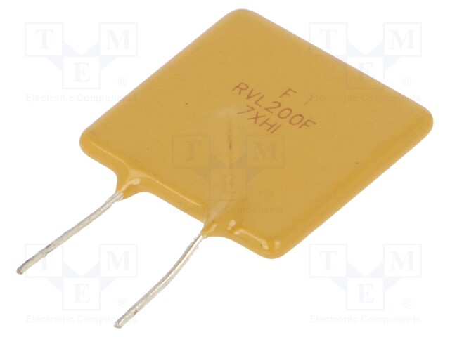 Fuse: PTC polymer; 2A; Imax: 20A; THT; reel,tape