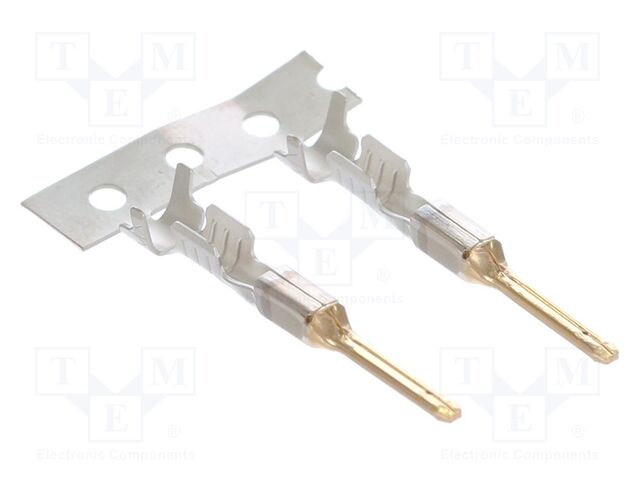 Contact; male; 22AWG÷18AWG; MX150L; gold-plated; crimped; reel