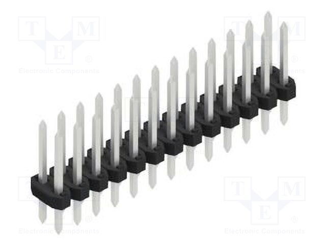 Connector: pin strips; pin header; male; PIN: 26; 2mm; THT; 2x13
