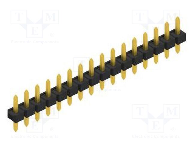 Connector: pin strips; pin header; male; PIN: 16; 2.54mm; THT; 1x16