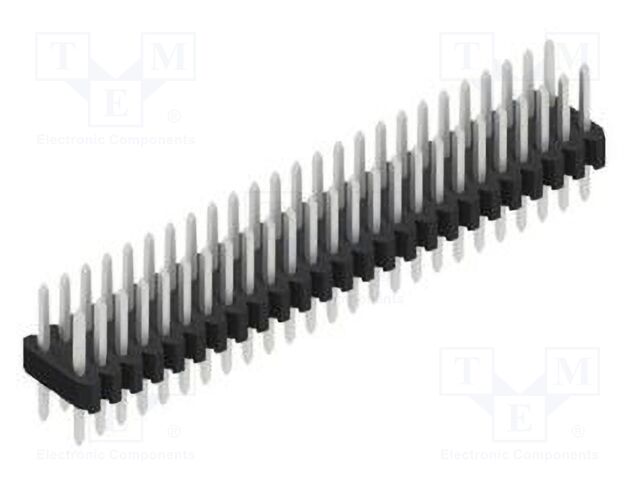 Connector: pin strips; pin header; male; PIN: 50; 1.27mm; THT; 2x25