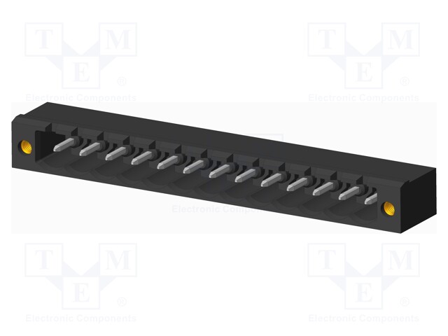 Connector: pluggable terminal block; socket; male; on PCBs