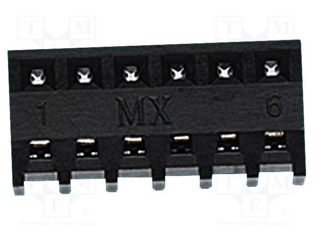 Socket; PCB to PCB; male; KK 254; 2.54mm; PIN: 16; THT; tinned